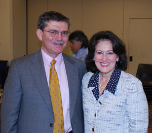 Francesco Isgro and Anita McBride