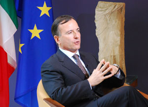 Frattini at Italian Embassy