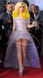 Lady Gaga at the Gramyy Awards 2010