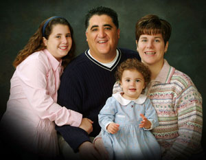 Anthony Portantino with his family.  Publicity picture 2007